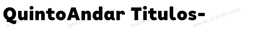 QuintoAndar Titulos字体转换